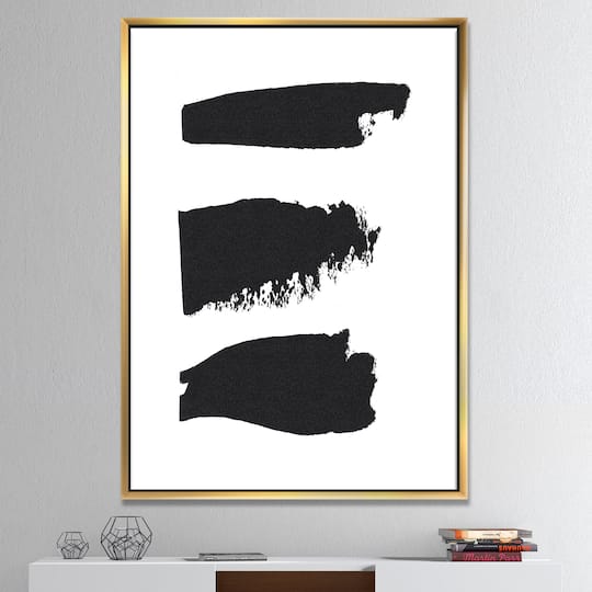 Designart - Black and White Geometric Company II